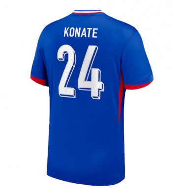 Frankrig Ibrahima Konate #24 Replika Hjemmebanetrøje EM 2024 Kortærmet